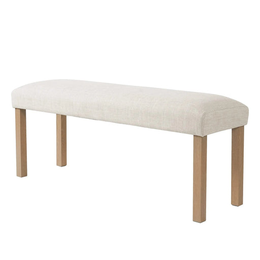 6-Piece Modern Dining Set, Rectangle Kitchen Table with 4 Upholstered Chairs & Bench, Ideal for Dining Room and Living Room, (Easy Assembly, Space Saving) Default -DTYStore