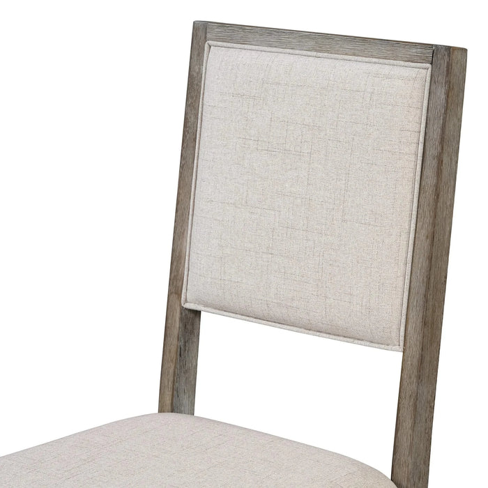 6-Piece Retro Dining Table Set for 6, 60' Wood Kitchen Table and Chairs Set of 4 with Bench Designed Trestle Base for kitchen & Dining Room (Gray) Default -DTYStore