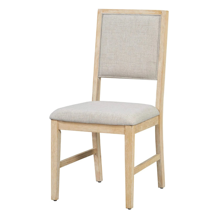 6-Piece Retro Dining Table Set for 6, 60' Wood Kitchen Table and Chairs Set of 4 with Bench Designed Trestle Base for kitchen & Dining Room (Natural) Default -DTYStore