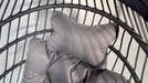 Swing Egg Chair with Stand Indoor Outdoor Wicker Rattan Patio Basket Hanging Chair with C Type bracket , with cushion and pillow,Patio Wicker folding Hanging Chair( Special construction cup holder - DTYStore