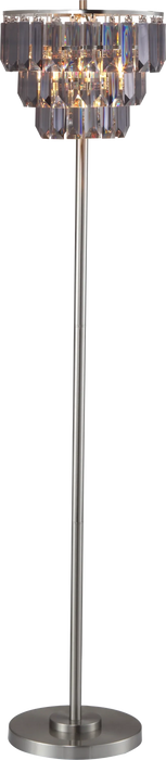 60.5'H CONTEMPORARY CRYSTAL SHADE FLOOR LAMP (1PC/CTN) (1.25/17.63) Default -DTYStore
