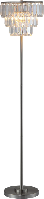60.5'H CONTEMPORARY CRYSTAL SHADE FLOOR LAMP (1PC/CTN) (1.25/17.63) Default -DTYStore