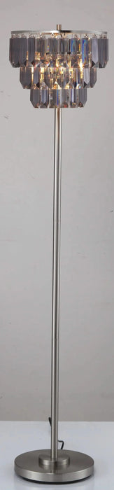 60.5'H CONTEMPORARY CRYSTAL SHADE FLOOR LAMP (1PC/CTN) (1.25/17.63) Default -DTYStore