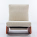 Modern Rocking Chair Recliner, Comfy Rocker Nursery Chair with Footrest, Accent Reading Chair, Upholstered Lounge Chair for Relaxing, Resting,Soft Padded Rocker for Indoor Living Room Bedroom,Orange - DTYStore