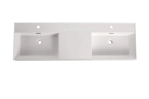 60 Inch Bathroom Resin Sink(GRB60120DMO) Default -DTYStore