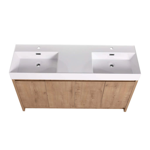 60 Inch Bathroom Resin Sink(GRB60120DMO) Default -DTYStore