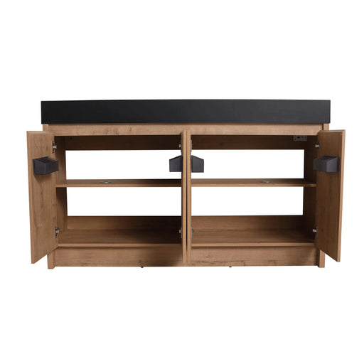 60 Inch Bathroom Resin Sink(GR B60120DBKMO) Default -DTYStore