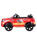 12V Kid Ride on Police Car with Parental Remote Control, Battery Powered Truck with Siren, Lights, Music, Spring Suspension - DTYStore