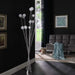 61.5' In 16-Light Acrylic Globe Aluminun Led Chrysanthe Silver Chrome Metal Floor Lamp Default -DTYStore