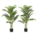 61' Artificial Palm Tree With Pot, Set of 2 Default -DTYStore