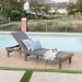 SUMMERLAND CHAISE LOUNGE - DARK GREY MESH - DTYStore