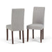 Acadian - Parson Dining Chair (Set of 2) - Cloud Grey - DTYStore