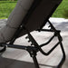 Outsunny Outdoor Chaise, Adjustable Folding Chaise Lounge with 4-position Backrest, Magazine Pocket, Removable Head Pillow, Sun Bathing Lounger Chair for Patio, Beach, Gray - DTYStore