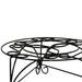 6.25' H Mosaic Cast Metal Black / Gold Plant Stand - DTY Store