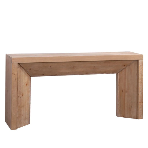 62' Modern Rustic Console Table – Solid-Look Engineered Wood Entryway Table Default -DTYStore