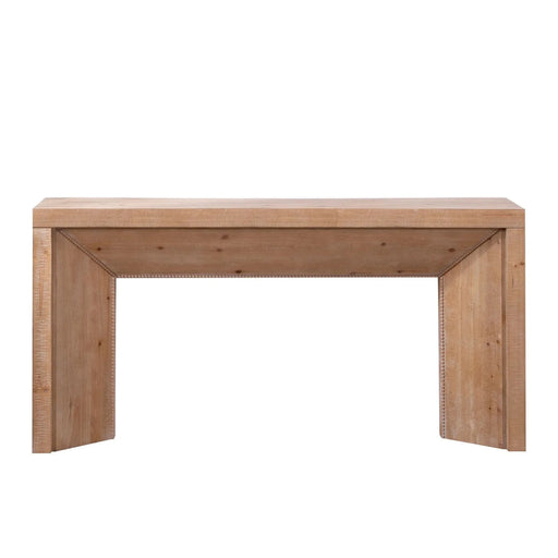 62' Modern Rustic Console Table – Solid-Look Engineered Wood Entryway Table Default -DTYStore
