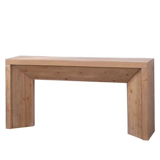 62' Modern Rustic Console Table – Solid-Look Engineered Wood Entryway Table Default -DTYStore