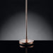 62' Tall Floor Lamp 'Rosie' w/ Silvery Pink finish and Crystal Accents, Shade Default -DTYStore
