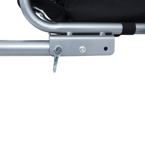 Large Folding Bike Trailer for Dogs – 66LB Capacity All-Terrain Pet Carrier, Durable Steel Frame for Cycling, Jogging, Camping & Outdoor Adventures, Black- Gray - Image 19