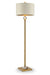63.25-Inch Perspicio Solid Crystal Orb Gold Column Floor Lamp Default -DTYStore