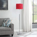 63'In Red Roses In Bloom Acrylic/Metal Floor Lamp Default -DTYStore