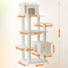 63 Inches Multi-Level Large Cat Tree beige - DTY Store