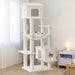 63 Inches Multi-Level Large Cat Tree beige - DTY Store