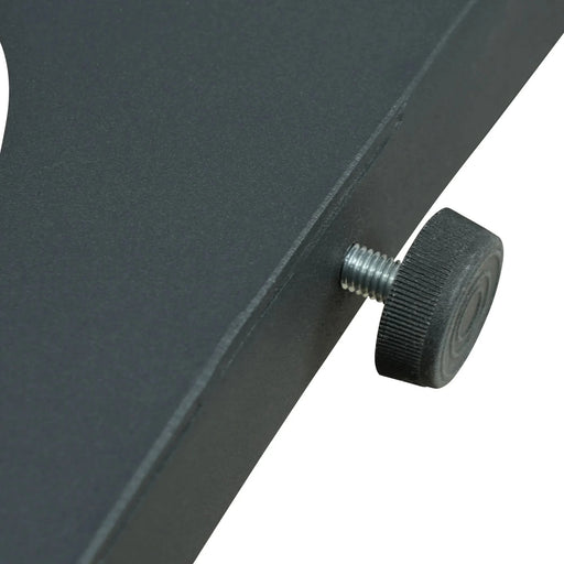 63 'Modern Artificial Stone Curved Black Panel Black Iron Metal Legs-Can Accommodate 6 People Default -DTYStore