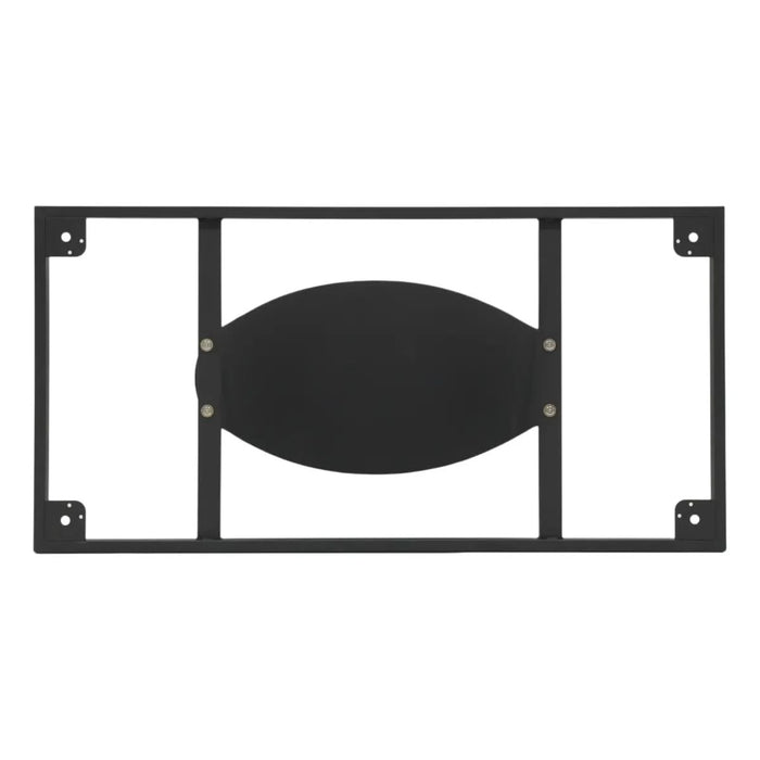 63 'Modern Artificial Stone White Panel Black Iron Metal Legs-Can Accommodate 6-8 People Default -DTYStore