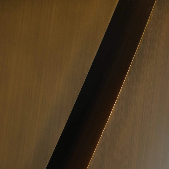 63 'Modern Artificial Stone White Panel Bronze Iron Metal Legs-Can Accommodate 6-8 People Default -DTYStore