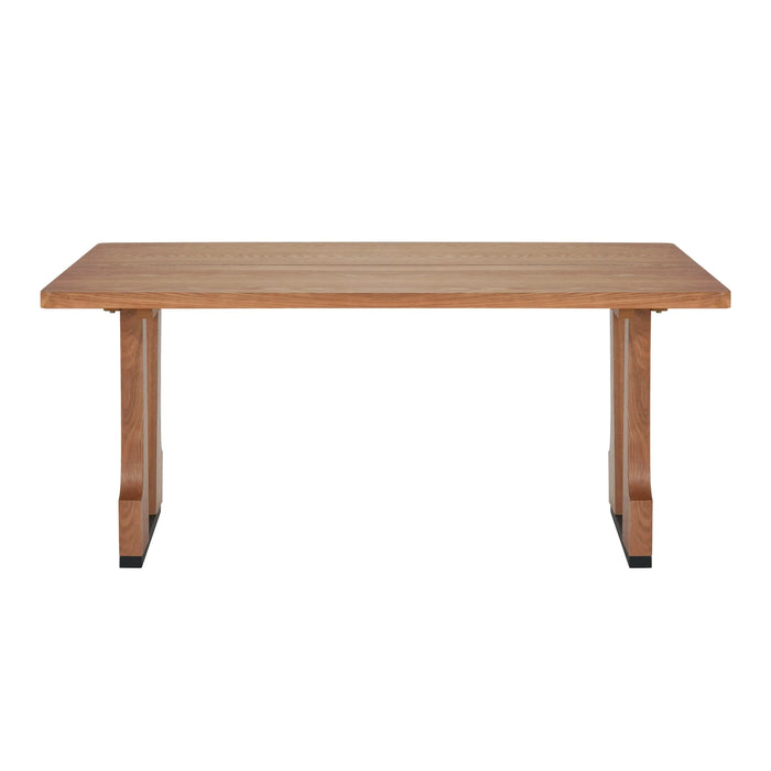 63' Rectangular Dining Table (Natural color) Default -DTYStore