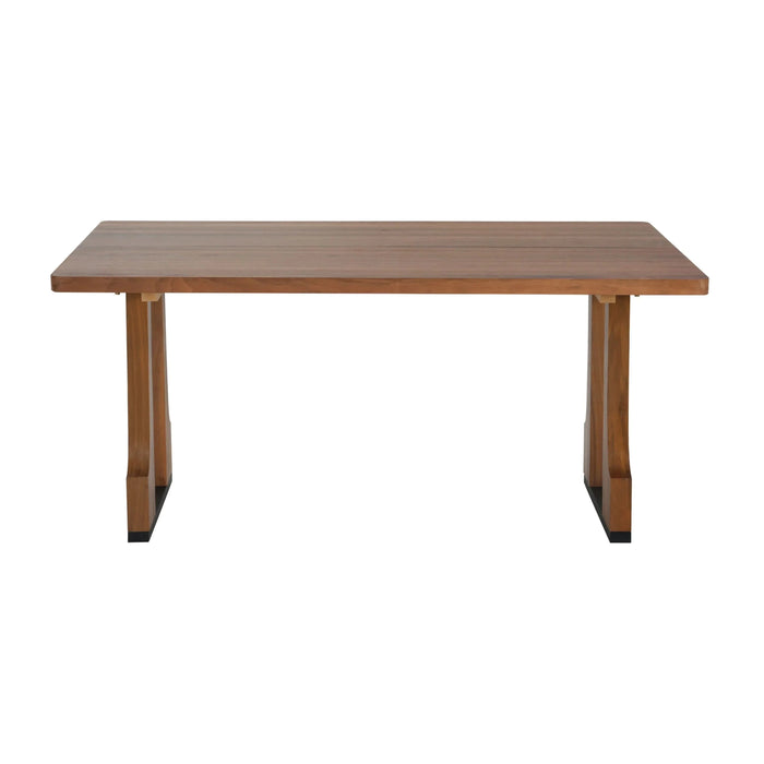63' Rectangular Dining Table (Walnut) Default -DTYStore
