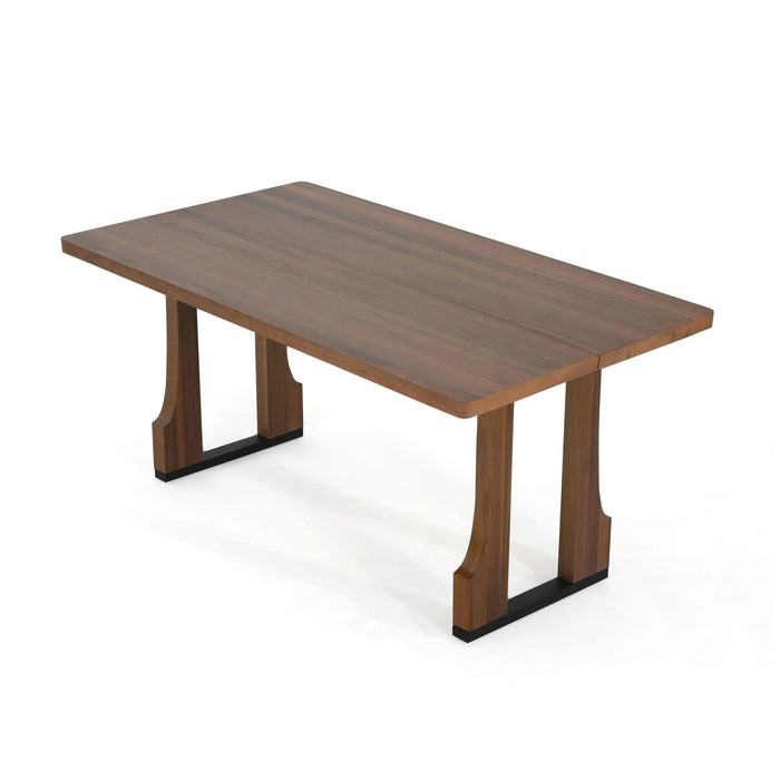 63' Rectangular Dining Table (Walnut) Default -DTYStore