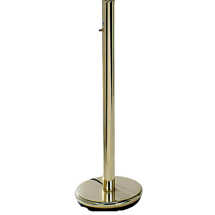 63' Tall Metal Floor Lamp with Brass Finish, Crystal Chandelier design Default -DTYStore