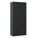 72"H Metal Garage Storage Cabinet, Black Tool Steel Locking Cabinet with Doors and 4 Shelves, Tall Cabinets for Garage Storage Systems Lockable File Cabinet for Home Office, Classroom/Pantry - DTYStore