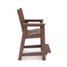 Brown Modern Counter Chair – Sleek HDPE Poly Lumber for Dining, Patio, and Garden Comfort - DTYStore
