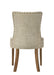 Yotam Beige Fabric & Salvaged Oak Finish Side Chair (Set of 2) - DTYStore