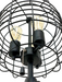 65'H BLACK INDUSTRIAL WIRE CAGE FLOOR LAMP W/ EDISON BULB(1PCS/CNT)(4.88/24.68) Default -DTYStore