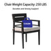 5-Piece Outdoor Patio Aluminum Furniture, Modern Dining Set, including 4 Dining Chairs Sunbrella Fabric Cushioned and 40' Square Dining Table with Umbrella Hole, Ember Black - DTYStore