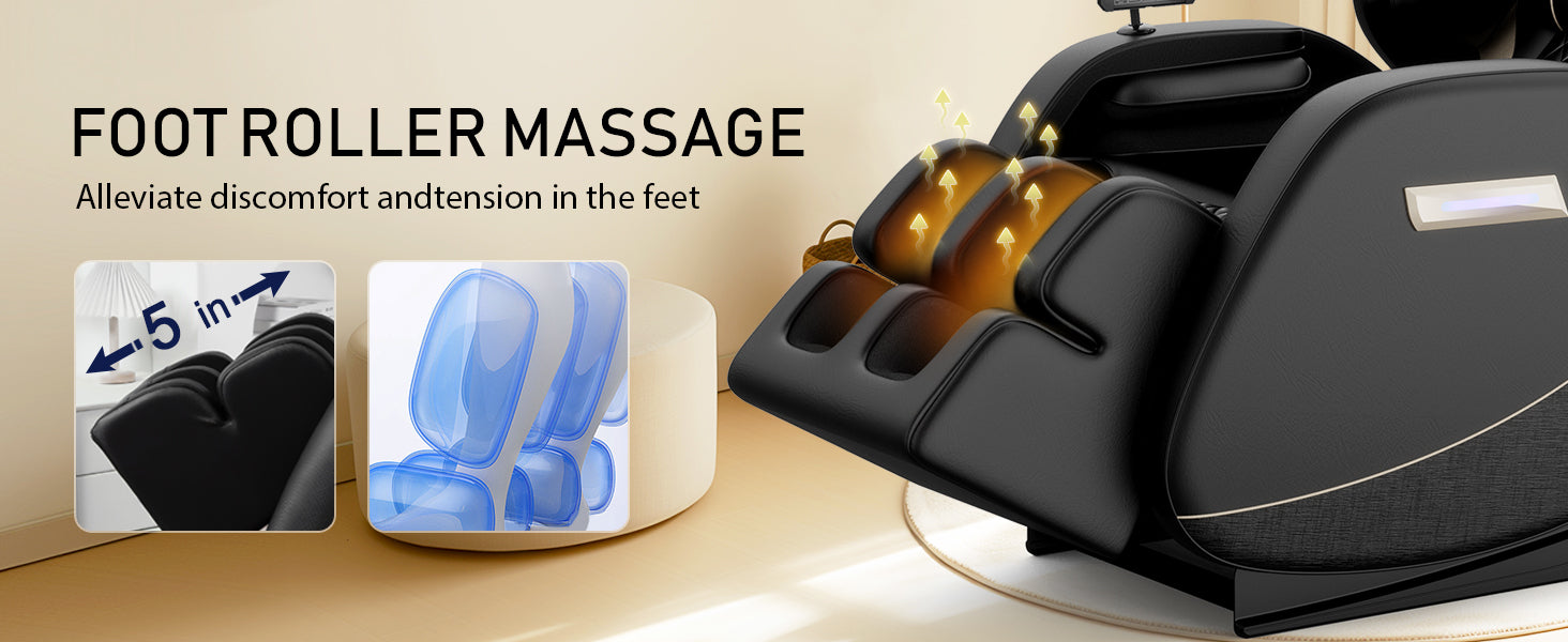 2024Massage Chair Recliner with Zero Gravity with Full Body Air Pressure