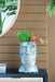6.5x5.5x11' Easter Island Cement Planter Default -DTYStore