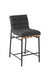 Lahni 17.75' Dark Gray Boucle Fabric Counter Height Chair - DTYStore