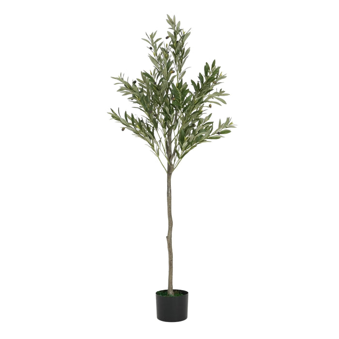 66' Artificial Olive Tree with Pot Default -DTYStore