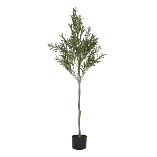 66' Artificial Olive Tree with Pot Default -DTYStore