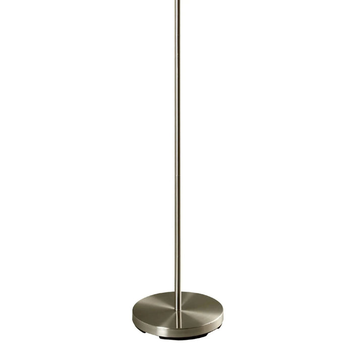 66' Tall Metal Floor Lamp, Retro design with Black and Red Shade Default -DTYStore