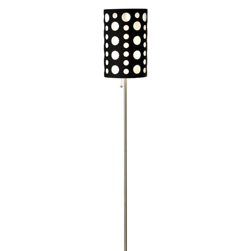 66' Tall Metal Floor Lamp, Retro design with Black and White Shade Default -DTYStore