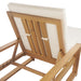 Outdoor Lounge Chairs, 5-Position Chaise Lounge Outdoor, Patio Chaise Lounge with Cushion & Adjustable Backrest, Pool Lounge Chairs for Backyard, Deck, and Lawn, Light Teak - DTYStore