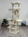 68 Inches Multi-Level Large and Tall Cat Tree beige Default -DTYStore