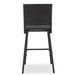 29' Outdoors PE Rattan Armless Barstools, Set of 2, Dark Brown - DTYStore
