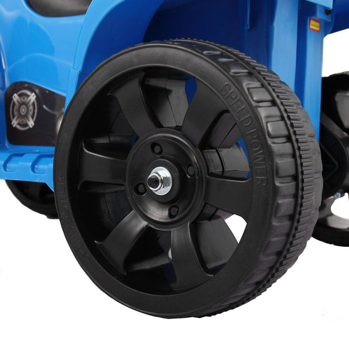 Kids Electric ATV Quad Ride On Car Toy - Blue - DTYStore